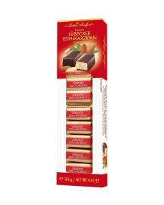 Superior Lubeck Marzipan Minis Covered With Dark Chocolate (4 pcs)