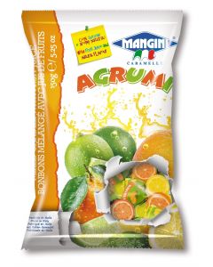 Mangini Citrus Mix Italian Candy (Agrumi) 150g bag (5 pcs)